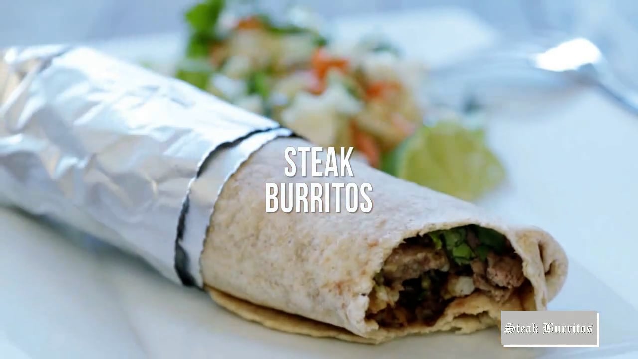 Steak burrito